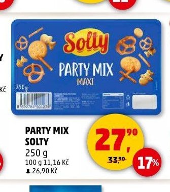PARTY MIX SOLTY 250 g - Penny Market aktualniletaky.eu