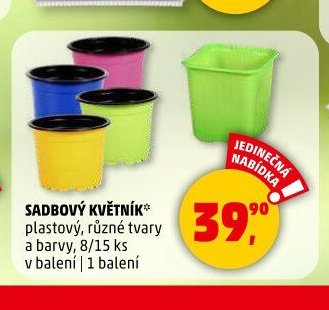 Sadbový květiník - Penny Market aktualniletaky.eu