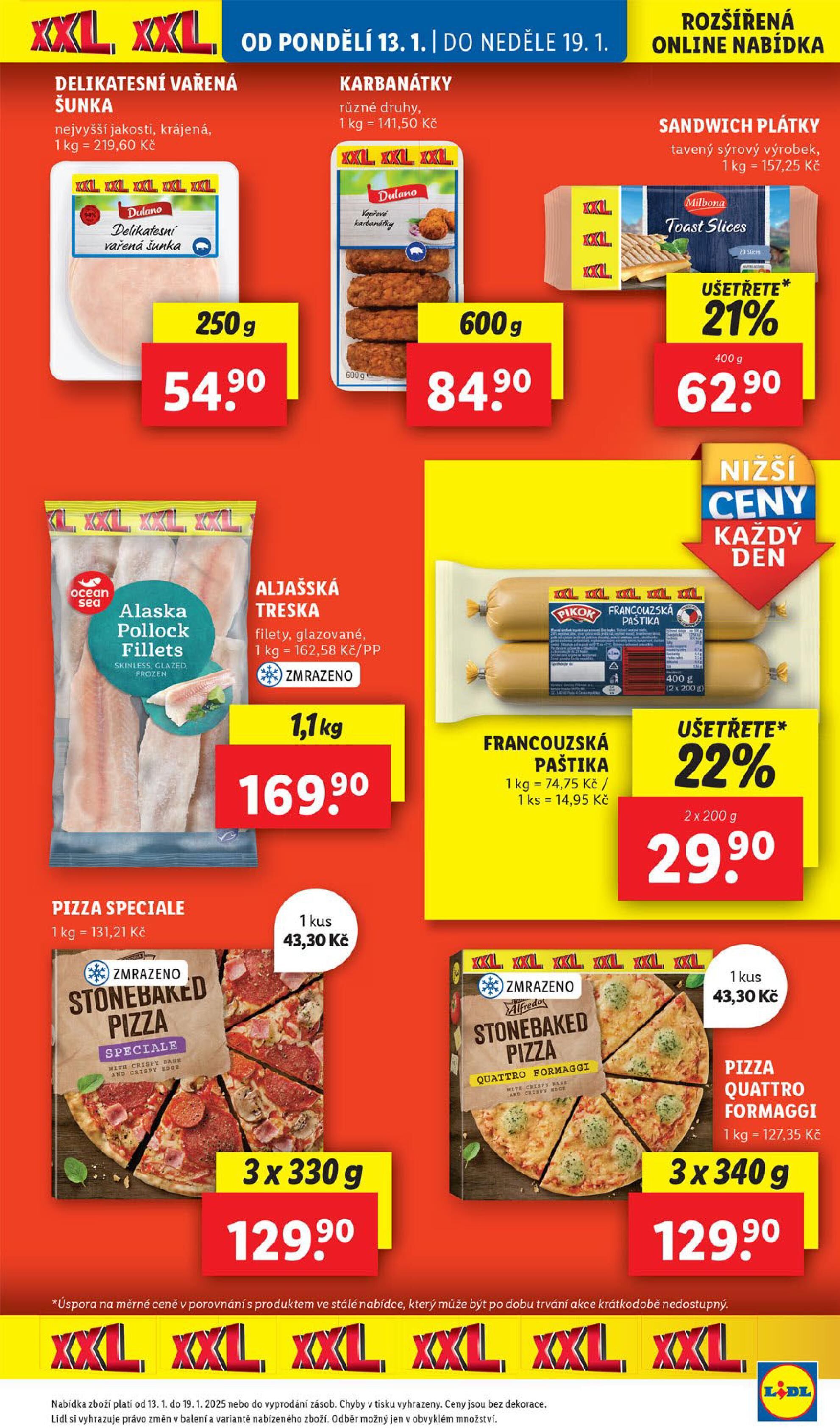od pondělí Lidl strana 25