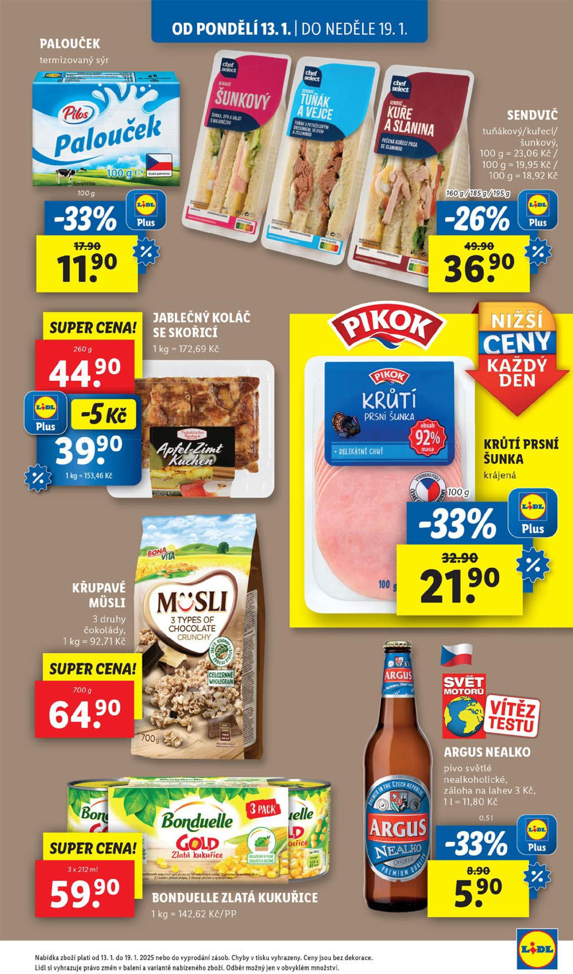 od pondělí Lidl strana 29