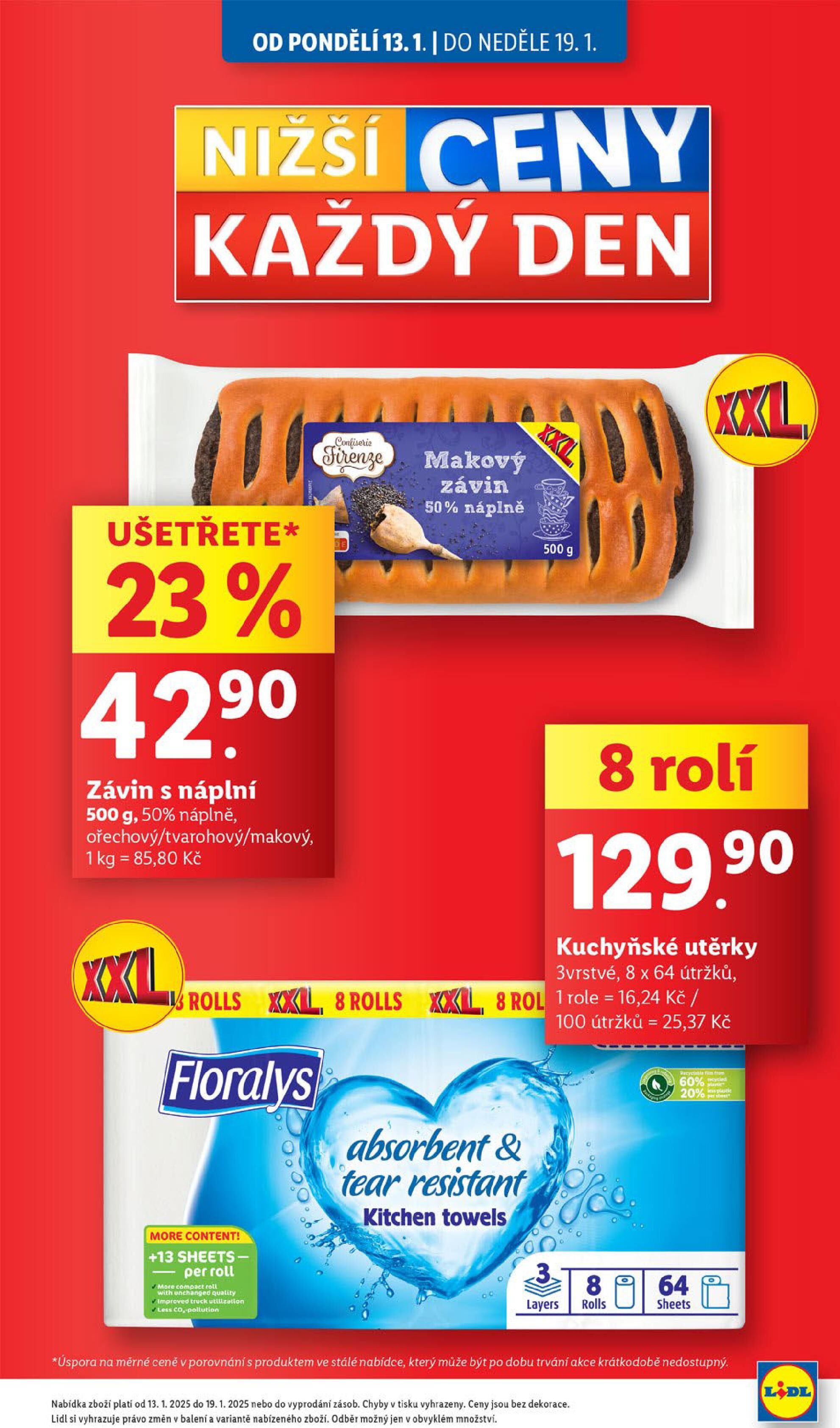 od pondělí Lidl strana 9