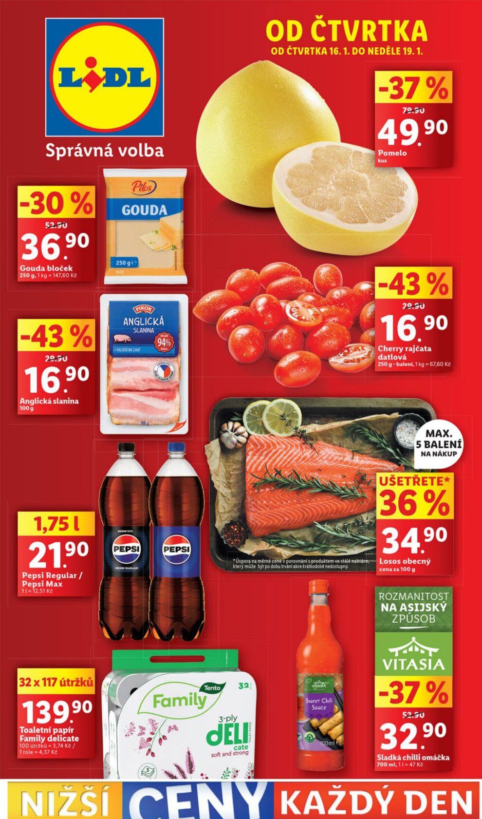 Lidl leták od čtvrtka Lidl strana 1