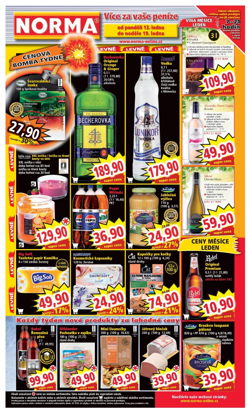 od pondělí Norma strana 1