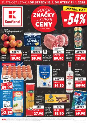 aktuální leták Kaufland 15.1.2025-21.1.2025