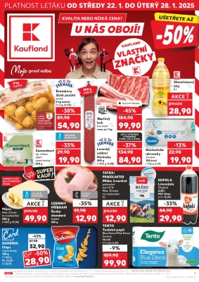 aktuální leták Kaufland 22.1.2025-28.1.2025