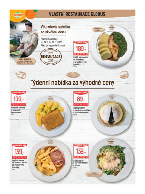 aktuální leták Globus 22.1.2025-28.1.2025