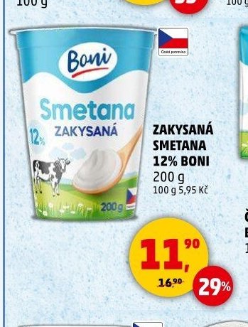 ZAKYSANÁ SMETANA 12% BONI - Penny Market aktualniletaky.eu