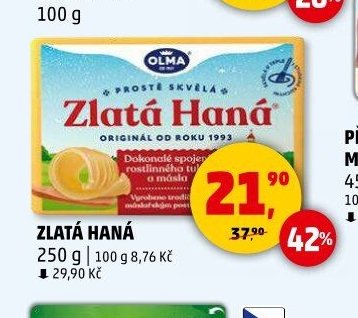 ZLATÁ HANÁ 250 g - Penny Market aktualniletaky.eu