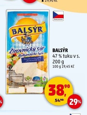 BALSÝR 47% tuku v s. 200 g - Penny Market aktualniletaky.eu