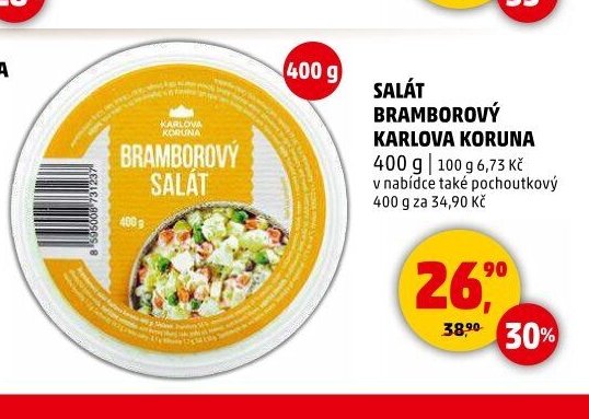 Salát bramborový Karlova Koruna 400 g - Penny Market aktualniletaky.eu