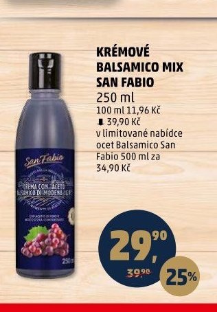 KRÉMOVÉ BALSAMICO MIX SAN FABIO 250 ml - Penny Market aktualniletaky.eu
