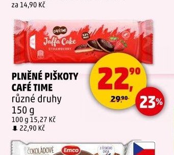 PLNĚNÉ PIŠKOTY CAFÉ TIME - Penny Market aktualniletaky.eu