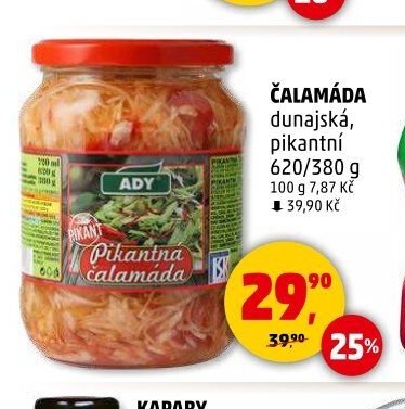 Čalamáda dunajská, pikantní - Penny Market aktualniletaky.eu
