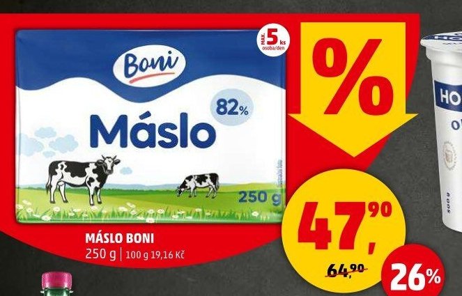 MÁSLO BONI 250 g - Penny Market aktualniletaky.eu