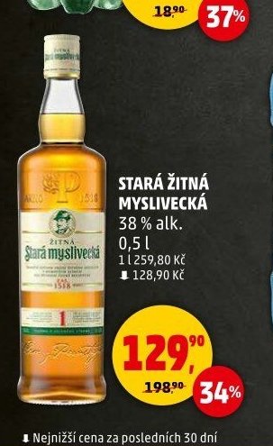 STARÁ ŽITNÁ MYSLIVECKÁ 38 % alk. 0,5 l - Penny Market aktualniletaky.eu