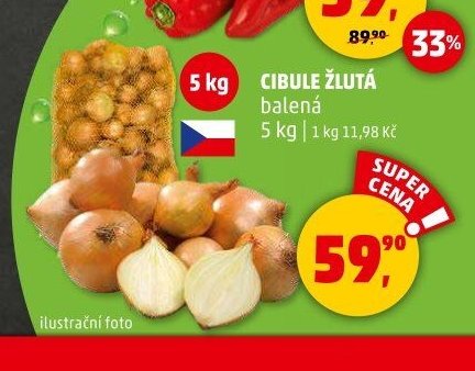 CIBULE ŽLUTÁ balená 5 kg - Penny Market aktualniletaky.eu