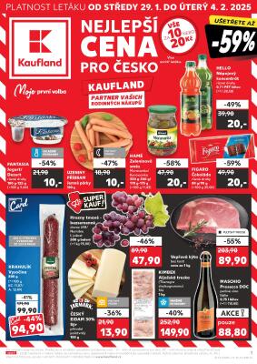 aktuální leták Kaufland 29.1.2025-4.2.2025