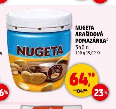 NUGETA ARAŠÍDOVÁ POMAZÁNKA - Penny Market aktualniletaky.eu