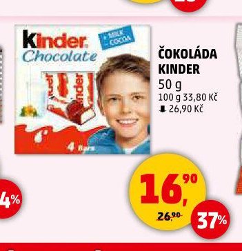 ČOKOLÁDA KINDER - Penny Market aktualniletaky.eu