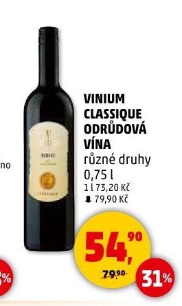Vinium Classique odrůdová vína - Penny Market aktualniletaky.eu