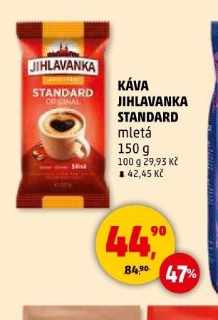 KÁVA JIHLAVANKA STANDARD mletá 150 g - Penny Market aktualniletaky.eu