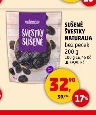 SUŠENÉ ŠVESTKY NATURALIA bez pecek 200 g - Penny Market aktualniletaky.eu