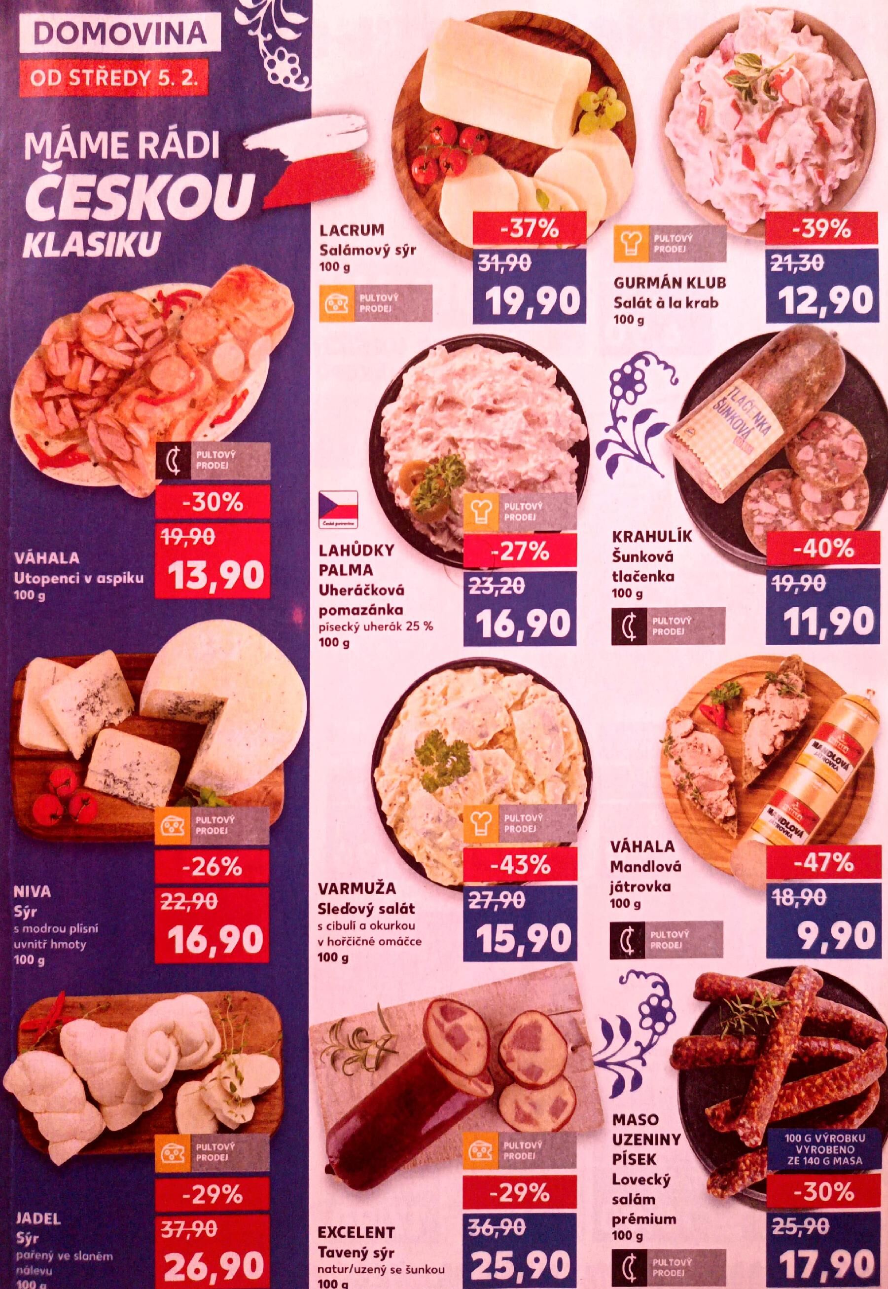 Oblíbená česká klasika za super ceny Kaufland strana 14