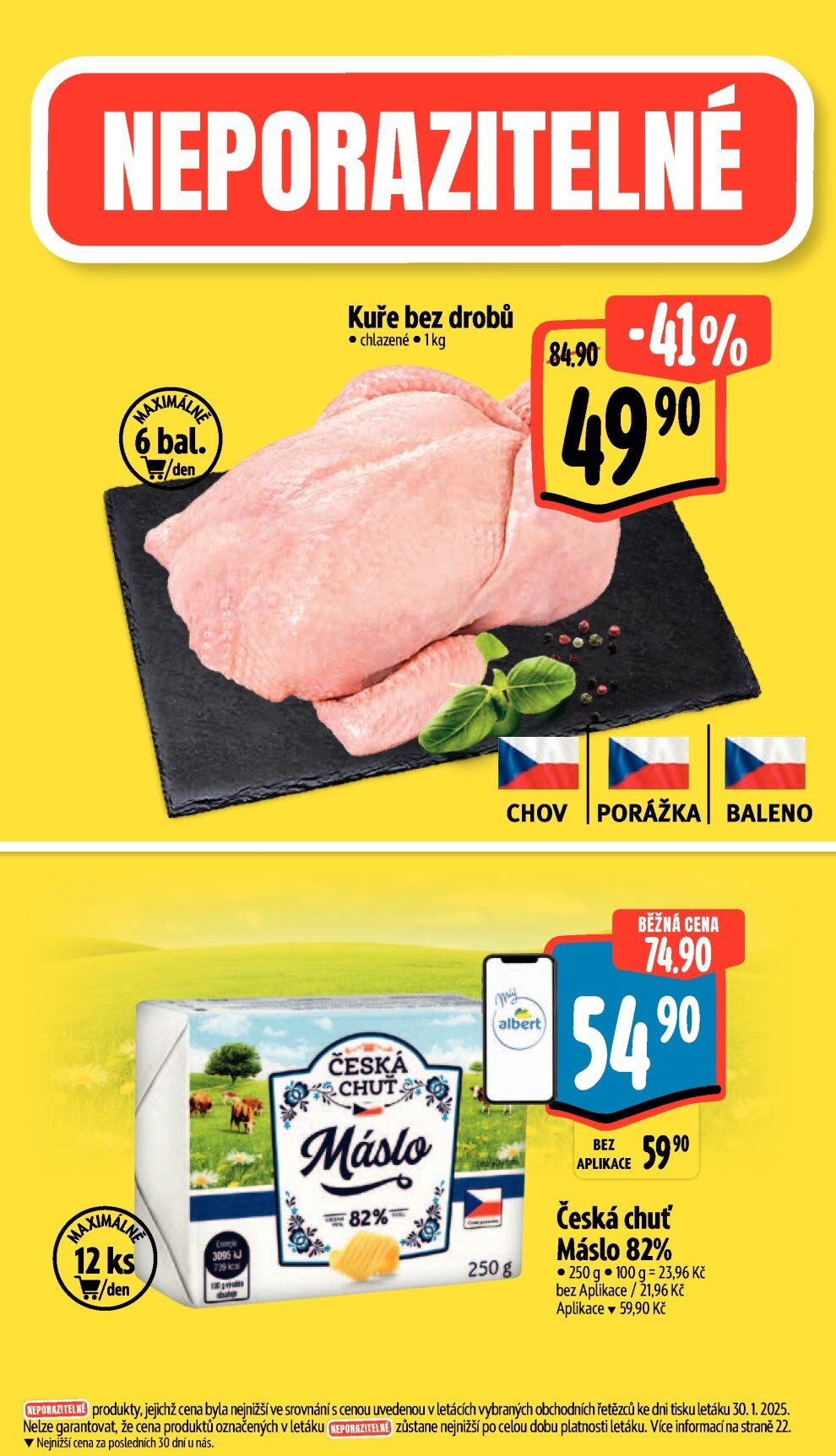 Albert Supermarket leták Albert strana 2