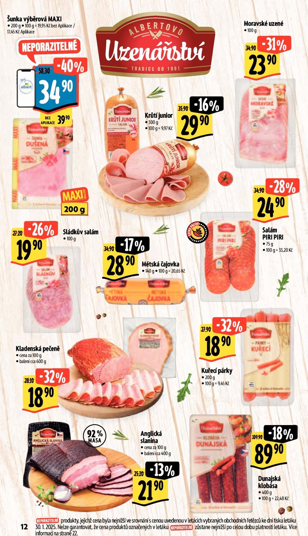 Albert Supermarket leták Albert strana 19