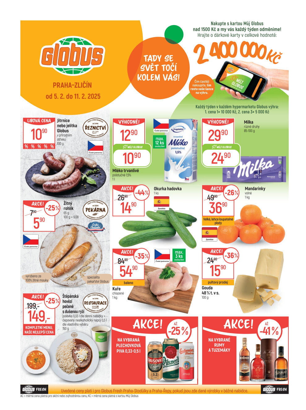 Globus leták Praha - Zličín Globus strana 1