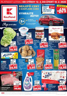 aktuální leták Kaufland 12.2.2025-18.2.2025