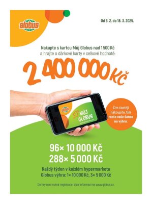 aktuální leták Globus 12.2.2025-18.2.2025
