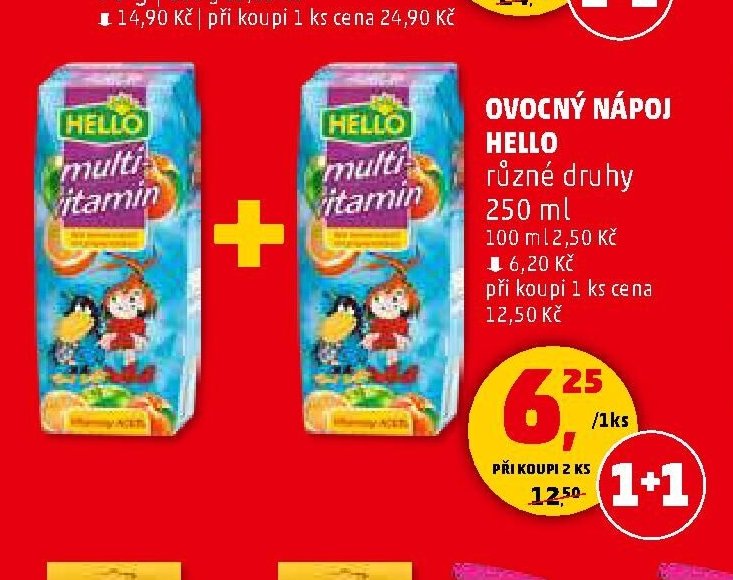 OVOCNÝ NÁPOJ HELLO - Penny Market aktualniletaky.eu