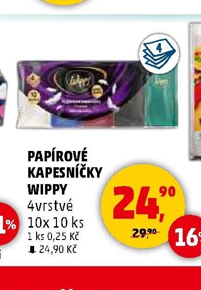 Papírové kapesníčky Wippy - Penny Market aktualniletaky.eu