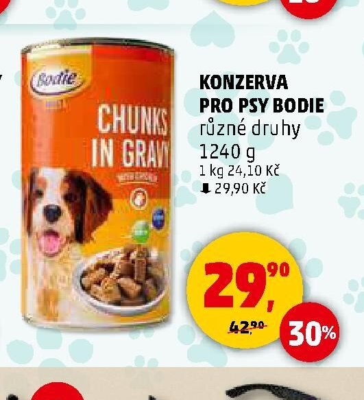 Konzerva pro psy Bodie - Penny Market aktualniletaky.eu