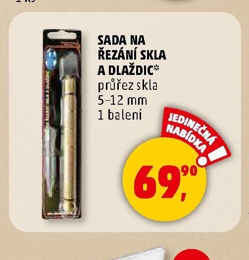 SADA NA ŘEZÁNÍ SKLA A DLAŽDIC - Penny Market aktualniletaky.eu