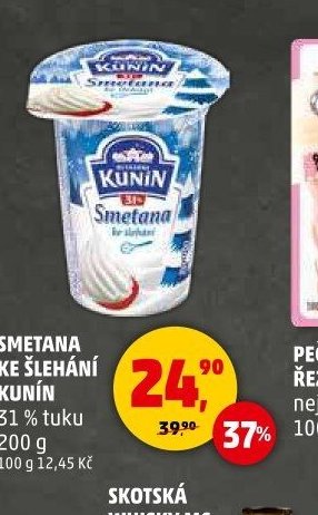 Smetana ke šlehání Kunín - Penny Market aktualniletaky.eu