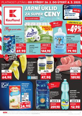 aktuální leták Kaufland 26.2.2025-4.3.2025