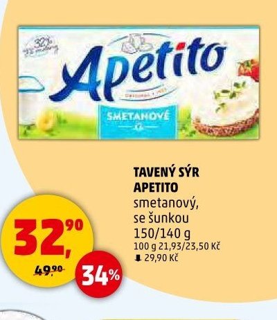 Tavený sýr Apetito - Penny Market aktualniletaky.eu