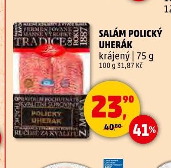 Salám Polický Uherák - Penny Market aktualniletaky.eu