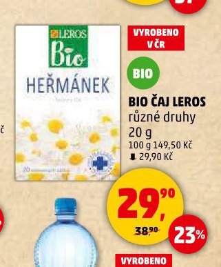 Bio čaj Leros různé druhy 20 g - Penny Market aktualniletaky.eu