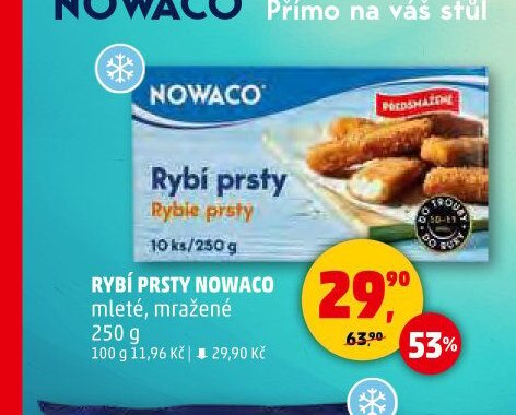 RYBÍ PRSTY NOWACO mleté, mražené 250 g - Penny Market aktualniletaky.eu