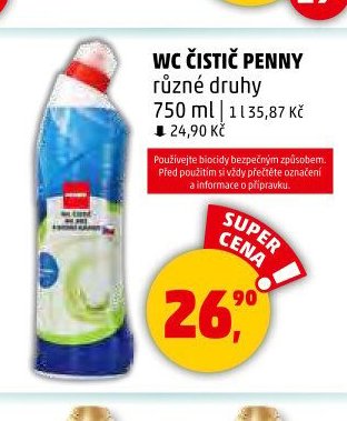 WC ČISTIČ PENNY - Penny Market aktualniletaky.eu