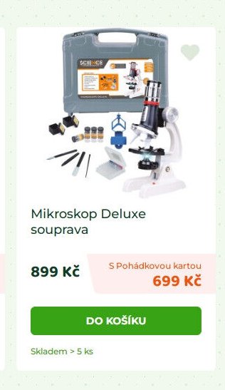 Mikroskop Deluxe souprava - Dráčik aktualniletaky.eu