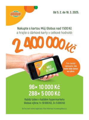 aktuální leták Globus 5.3.2025-11.3.2025