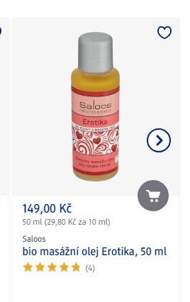 Saloos bio masážní olej Erotika - dm drogerie aktualniletaky.eu