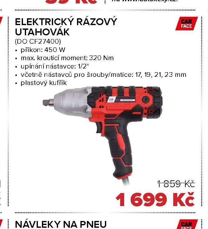 ELEKTRICKÝ RÁZOVÝ UTAHOVÁK