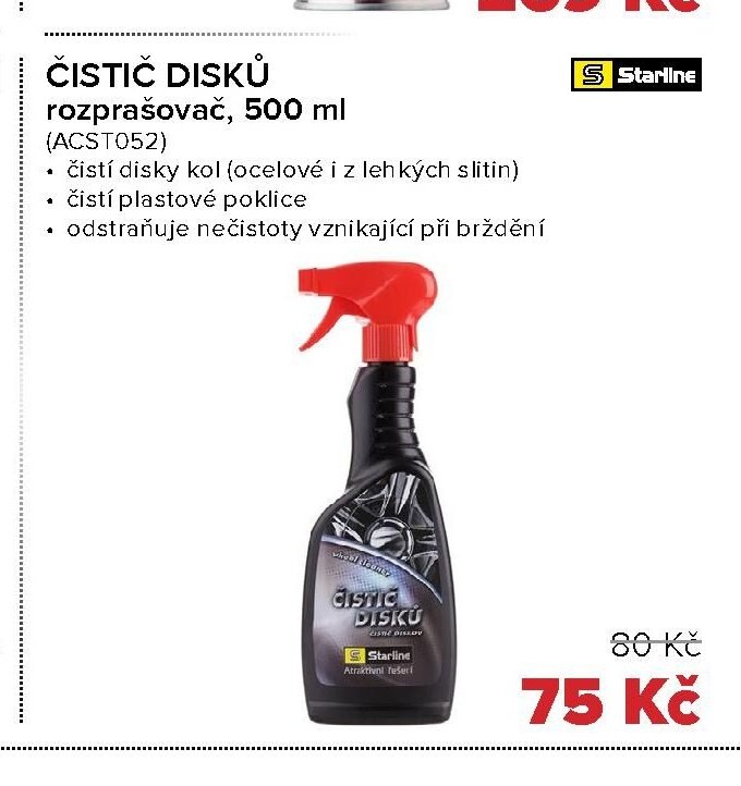 ČISTIČ DISKŮ rozprašovač