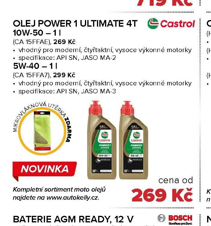 OLEJ POWER 1 ULTIMATE 4T - Auto Kelly aktualniletaky.eu