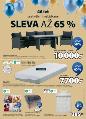 aktuální leták Jysk 10.3.2025-15.4.2025